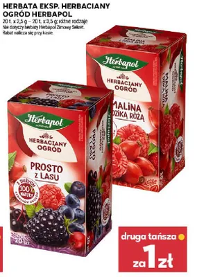 Herbata eksp. herbaciany ogród promocja w Stokrotka