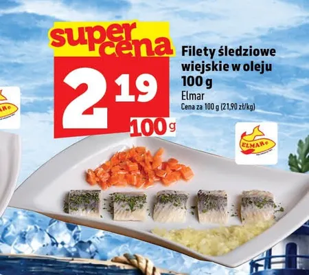 Filety śledziowe wiejskie w oleju Elmar promocja w TOPAZ