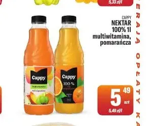Nektar 100% multiwitamina Cappy promocja w Tomi Markt