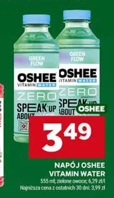 Napój Oshee Vitamin Water Speak Up About promocja w Stokrotka