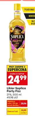Likier party fizz promocja w Biedronka