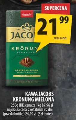 Kawa Jacobs Kronung mielona promocja w Arhelan