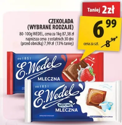 Czekolada (wybrane rodzaje) promocja w Arhelan