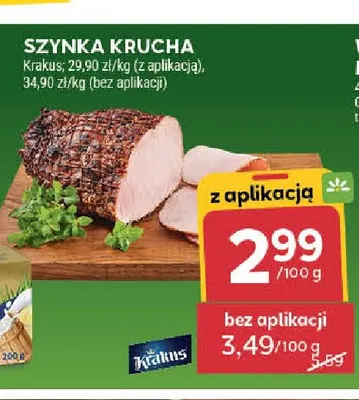 Szynka krucha Krakus promocja w Stokrotka