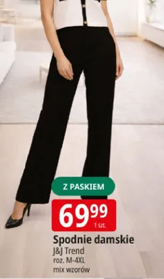 Spodnie damskie roz. M-4XL mix wzorów promocja w Leclerc
