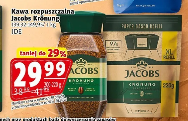 Kawa rozpuszczalna Jacobs Krönung promocja w Prim Market