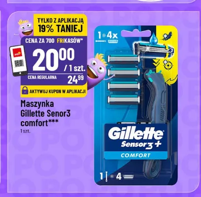 Maszynka do golenia Gillette Sensor3 Comfort promocja w POLOmarket