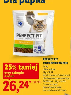 Sucha karma dla kota promocja w Lidl