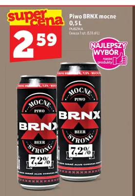 Piwo BRNX mocne promocja w TOPAZ