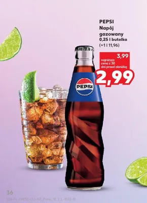Napój gazowany Pepsi promocja w Kaufland