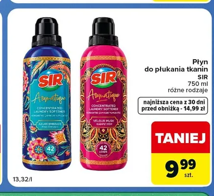 Płyn do płukania tkanin Sir Azure Embrace promocja w Carrefour Market