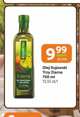 Olej rzepakowy Kujawski Trzy Ziarna promocja w Gama