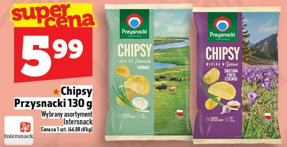 Chipsy przysnacki promocja w TOPAZ