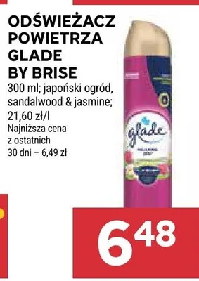 Odświeżacz powietrza Glade japoński ogród promocja w Stokrotka