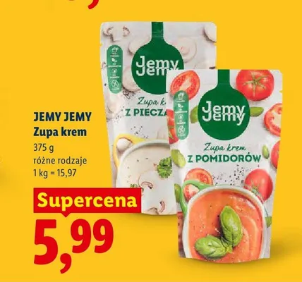 Zupa krem z pieczarek Jemy Jemy promocja w Lidl