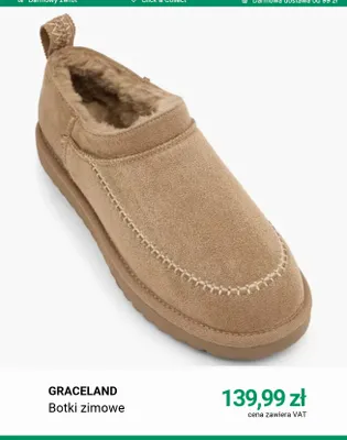 Botki zimowe Graceland promocja w Deichmann