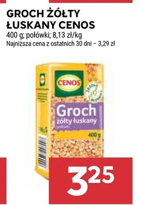 Groch żółty łuskany cenos promocja w Stokrotka