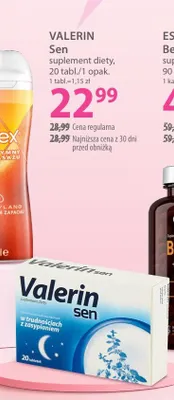 Suplement diety Valerin Sen promocja w Hebe