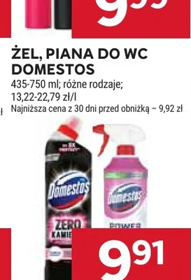 Piana do wc Domestos promocja w Stokrotka
