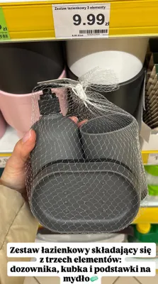 Zestaw łazienkowy 3 elementy promocja w Dino
