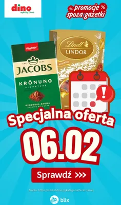 Specjalna oferta na 06.02.2026 - promocje spoza gazetki, strona 0 promocja w Dino