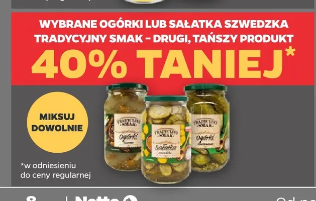 Sałatka szwedzka Tradycyjny Smak promocja w Netto