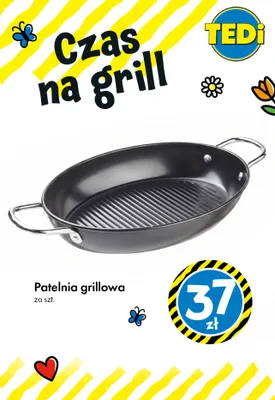 Patelnia grillowa promocja w Tedi