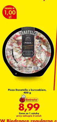 Pizza Donatello z kurczakiem promocja w Biedronka