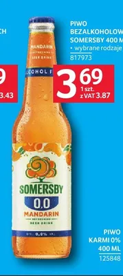 Piwo bezalkoholowe Somersby Mandarin 0,0% promocja w Selgros