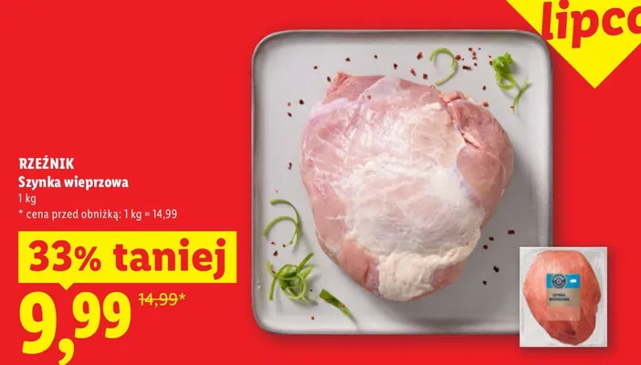Szynka wieprzowa Rzeźnik promocja w Lidl