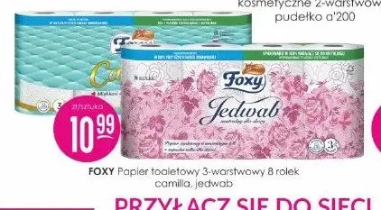 Papier toaletowy Foxy Camilla 8-pak promocja w Drogerie Jasmin