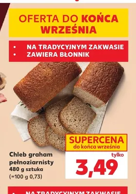 Chleb graham pełnoziarnisty promocja w Kaufland