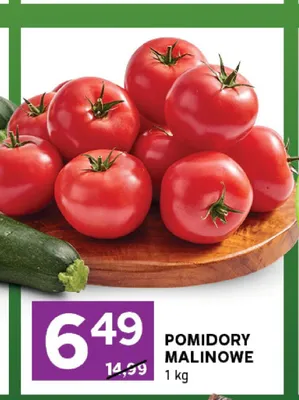 Pomidory malinowe mini promocja w Stokrotka