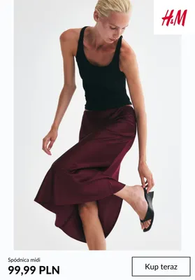 Spódnica midi H & M promocja w H&M