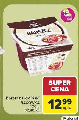 Barszcz ukraiński Bacówka promocja w Carrefour