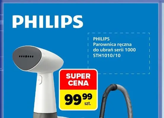 Parownica ręczna do ubrań serii 1000 STH1010/10 Philips promocja w Carrefour