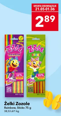 Żelki Zozole promocja w LEWIATAN
