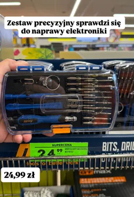 Wiertła bity akcesoria mix  promocja w Biedronka