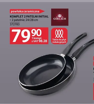 Komplet 2 patelni Gerlach Initial promocja w Selgros
