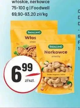 Orzechy nerkowce Bakalland promocja w Sedal