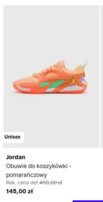 Obuwie do koszykówki Jordan pomarańczowy promocja w Lounge by Zalando