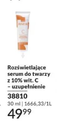 Serum do twarzy Anew rozświetlające z 10% wit. C uzupełnienie promocja w AVON