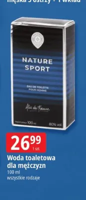 Woda toaletowa dla mężczyzn Nature Sport Carré Homme promocja w Leclerc