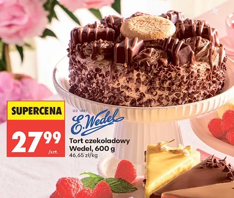 Tort czekoladowy E.Wedel promocja w Biedronka