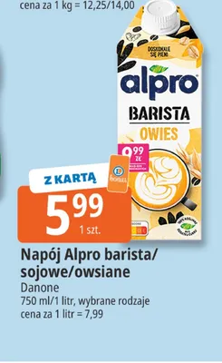 Napój Alpro owsiane promocja w Leclerc