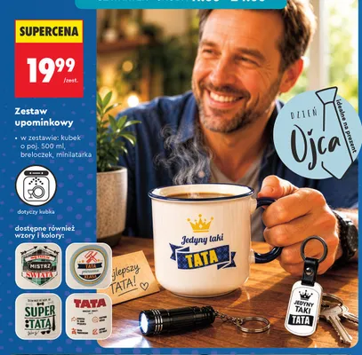 Zestaw upominkowy z kubkiem promocja w Biedronka
