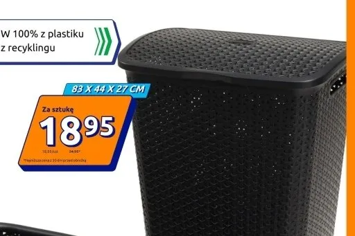 Kosz na pranie promocja w Action
