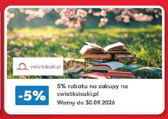 Książki swiatksiazki.pl promocja w Kaufland