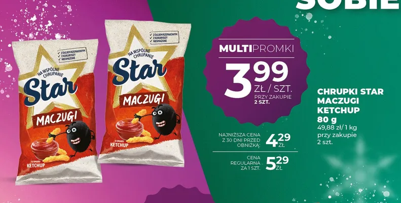Chrupki Maczugi Ketchup promocja w Duży Ben