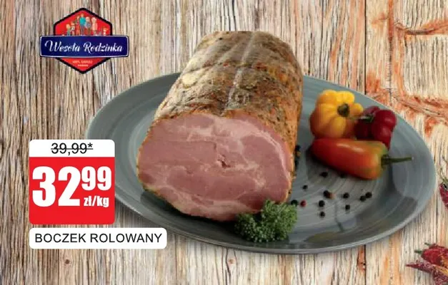 Boczek rolowany Wesoła Rodzinka promocja w Bingo